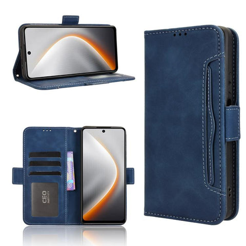 Skin Feel Calf Texture Card Slots Leather Phone Case, For Tecno Spark 40C, For Tecno Pova 7 Pro 5G, For Tecno Pova 7 5G, For Tecno Spark 40 Pro+ 4G, For Tecno Spark 40 Pro 4G, For Tecno Spark 40 4G, For Tecno Pova 7 Ultra 5G, For Tecno Pova 7 4G       ...