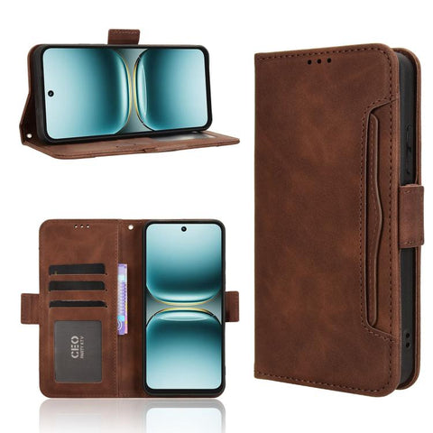 Skin Feel Calf Texture Card Slots Leather Phone Case, For Tecno Spark 40C, For Tecno Pova 7 Pro 5G, For Tecno Pova 7 5G, For Tecno Spark 40 Pro+ 4G, For Tecno Spark 40 Pro 4G, For Tecno Spark 40 4G, For Tecno Pova 7 Ultra 5G, For Tecno Pova 7 4G       ...