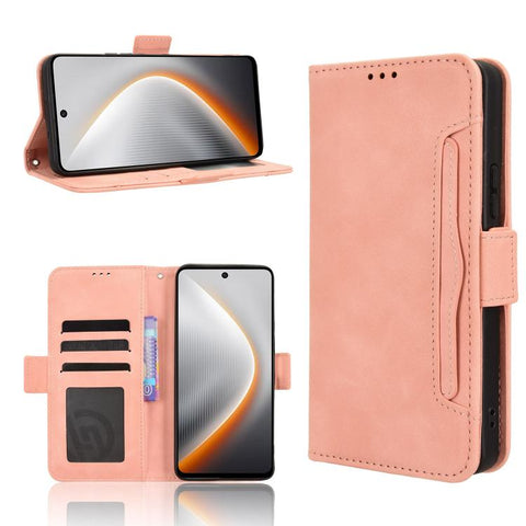 Skin Feel Calf Texture Card Slots Leather Phone Case, For Tecno Spark 40C, For Tecno Pova 7 Pro 5G, For Tecno Pova 7 5G, For Tecno Spark 40 Pro+ 4G, For Tecno Spark 40 Pro 4G, For Tecno Spark 40 4G, For Tecno Pova 7 Ultra 5G, For Tecno Pova 7 4G       ...