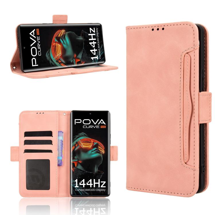 Skin Feel Calf Texture Card Slots Leather Phone Case, For Tecno Pova Curve 5G, For Tecno Camon 40 Pro 4G / 5G, For Tecno Camon 40 Premier 5G, For Tecno Camon 40 4G, For Tecno Camon 30S 4G / 30S Pro 4G, For Tecno Pova 6 Neo 5G / Spark 30 5G             ...