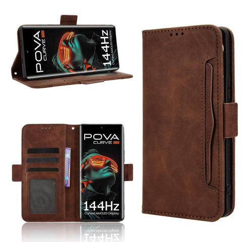 Skin Feel Calf Texture Card Slots Leather Phone Case, For Tecno Pova Curve 5G, For Tecno Camon 40 Pro 4G / 5G, For Tecno Camon 40 Premier 5G, For Tecno Camon 40 4G, For Tecno Camon 30S 4G / 30S Pro 4G, For Tecno Pova 6 Neo 5G / Spark 30 5G             ...
