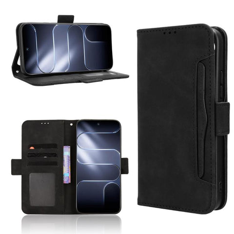 Skin Feel Calf Texture Card Slots Leather Phone Case, For Tecno Spark 50 Pro 4G, For Tecno Pova 8 5G, For Tecno Spark 50 5G, For Tecno Pova Curve 2 5G, For Tecno Spark 50 4G, For Tecno Camon 50 Pro 4G, For Tecno Camon 50 4G, For Tenco Spark Go 3       ...
