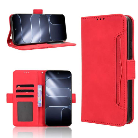 Skin Feel Calf Texture Card Slots Leather Phone Case, For Tecno Spark 50 Pro 4G, For Tecno Pova 8 5G, For Tecno Spark 50 5G, For Tecno Pova Curve 2 5G, For Tecno Spark 50 4G, For Tecno Camon 50 Pro 4G, For Tecno Camon 50 4G, For Tenco Spark Go 3       ...