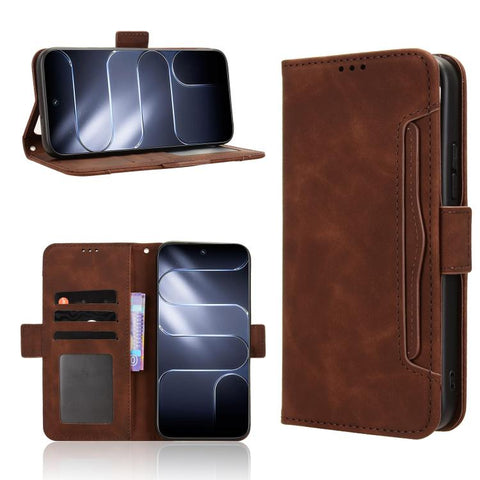 Skin Feel Calf Texture Card Slots Leather Phone Case, For Tecno Spark 50 Pro 4G, For Tecno Pova 8 5G, For Tecno Spark 50 5G, For Tecno Pova Curve 2 5G, For Tecno Spark 50 4G, For Tecno Camon 50 Pro 4G, For Tecno Camon 50 4G, For Tenco Spark Go 3       ...