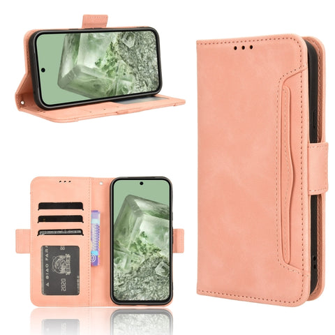 Skin Feel Calf Texture Card Slots Leather Phone Case, For Google Pixel 11 Pro XL, For Google Pixel 11 Pro / 11, For Google Pixel 10 Pro XL, For Google Pixel 10 Pro / 10, For Google Pixel 9a, For Google Pixel 9 Pro, For Google Pixel 9, For Google Pixel ...