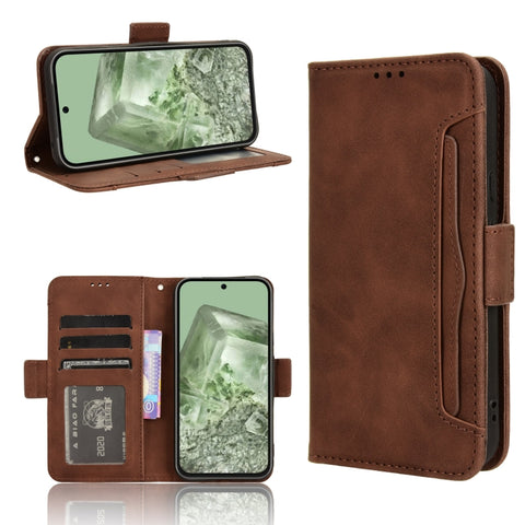 Skin Feel Calf Texture Card Slots Leather Phone Case, For Google Pixel 11 Pro XL, For Google Pixel 11 Pro / 11, For Google Pixel 10 Pro XL, For Google Pixel 10 Pro / 10, For Google Pixel 9a, For Google Pixel 9 Pro, For Google Pixel 9, For Google Pixel ...