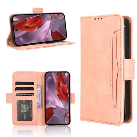 Skin Feel Calf Texture Card Slots Leather Phone Case, For Google Pixel 11 Pro XL, For Google Pixel 11 Pro / 11, For Google Pixel 10 Pro XL, For Google Pixel 10 Pro / 10, For Google Pixel 9a, For Google Pixel 9 Pro, For Google Pixel 9, For Google Pixel ...