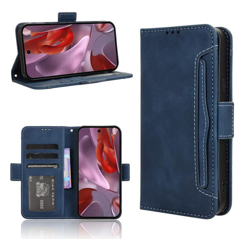 Skin Feel Calf Texture Card Slots Leather Phone Case, For Google Pixel 11 Pro XL, For Google Pixel 11 Pro / 11, For Google Pixel 10 Pro XL, For Google Pixel 10 Pro / 10, For Google Pixel 9a, For Google Pixel 9 Pro, For Google Pixel 9, For Google Pixel ...