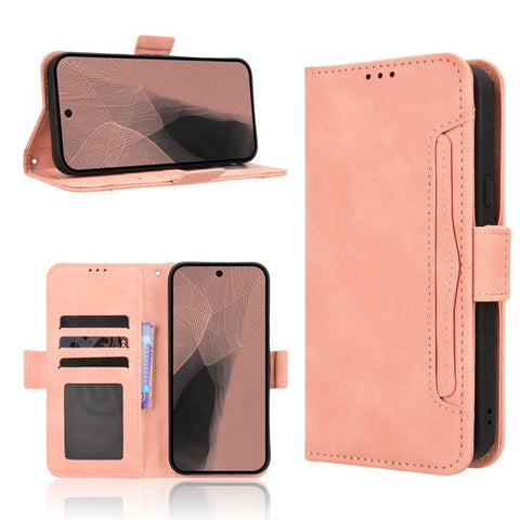 Skin Feel Calf Texture Card Slots Leather Phone Case, For Google Pixel 11 Pro XL, For Google Pixel 11 Pro / 11, For Google Pixel 10 Pro XL, For Google Pixel 10 Pro / 10, For Google Pixel 9a, For Google Pixel 9 Pro, For Google Pixel 9, For Google Pixel ...
