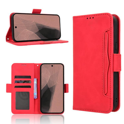 Skin Feel Calf Texture Card Slots Leather Phone Case, For Google Pixel 11 Pro XL, For Google Pixel 11 Pro / 11, For Google Pixel 10 Pro XL, For Google Pixel 10 Pro / 10, For Google Pixel 9a, For Google Pixel 9 Pro, For Google Pixel 9, For Google Pixel ...