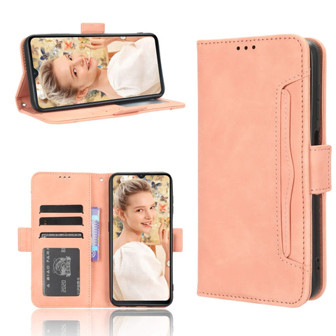 Skin Feel Calf Texture Card Slots Leather Phone Case, For Oukitel C35 / C36, For Oukitel C33, For Oukitel C32