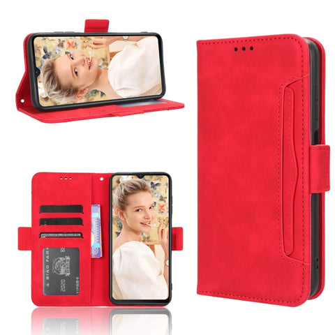 Skin Feel Calf Texture Card Slots Leather Phone Case, For Oukitel C35 / C36, For Oukitel C33, For Oukitel C32