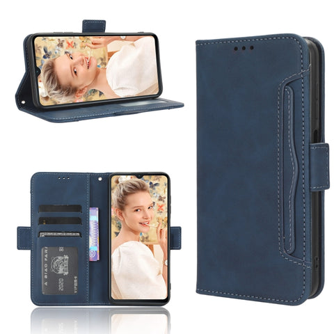 Skin Feel Calf Texture Card Slots Leather Phone Case, For Oukitel C35 / C36, For Oukitel C33, For Oukitel C32