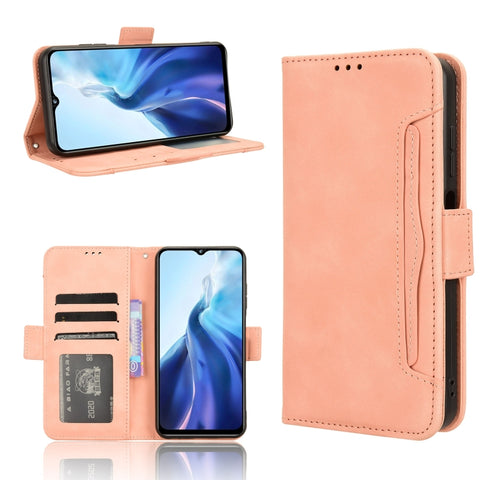 Skin Feel Calf Texture Card Slots Leather Phone Case, For Oukitel C35 / C36, For Oukitel C33, For Oukitel C32