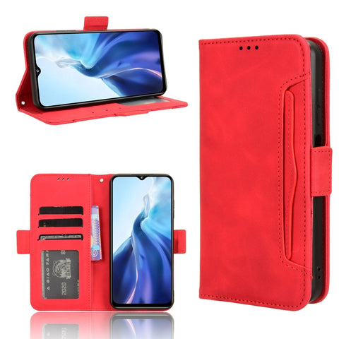 Skin Feel Calf Texture Card Slots Leather Phone Case, For Oukitel C35 / C36, For Oukitel C33, For Oukitel C32