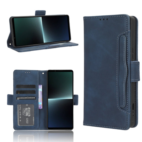 Skin Feel Calf Texture Card Slots Leather Phone Case, For Sony Xperia 10 VIII, For Sony Xperia 1 VIII, For Sony Xperia 10 VII, For Sony Xperia 1 VII, For Sony Xperia 10 VI 2024, For Sony Xperia 1 VI 2024, For Sony Xperia 5 V 2023, For Sony Xperia 1 V  ...