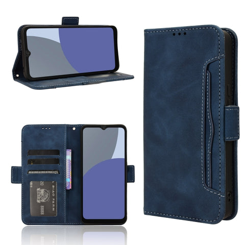 Skin Feel Calf Texture Card Slots Leather Phone Case, For Sharp Aquos wish6, For Sharp Aquos R11, For Sharp Aquos Sense10, For Sharp Aquos R10, For Sharp Aquos wish5, For Sharp Basio Active3, For Sharp Aquos Sense9, For Sharp Aquos R9 Pro              ...