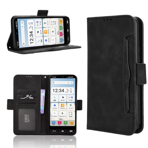 Skin Feel Calf Texture Card Slots Leather Phone Case, For Sharp Aquos wish6, For Sharp Aquos R11, For Sharp Aquos Sense10, For Sharp Aquos R10, For Sharp Aquos wish5, For Sharp Basio Active3, For Sharp Aquos Sense9, For Sharp Aquos R9 Pro              ...
