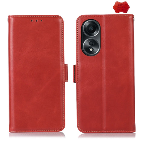 Crazy Horse Top Layer Cowhide Leather Phone Case, For OPPO A7 Pro Max 5G, For OPPO Find X9 Ultra 5G, For OPPO Find X7, For OPPO Reno11 5G Global, For OPPO A58 4G, For OPPO Reno10 5G / 10 Pro 5G Global, For OPPO A1 5G