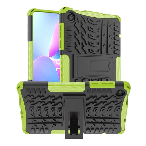 Tire Texture TPU + PC Tablet Case with Holder, For Lenovo Tab M8 4th Gen, For Lenovo Tab M10
