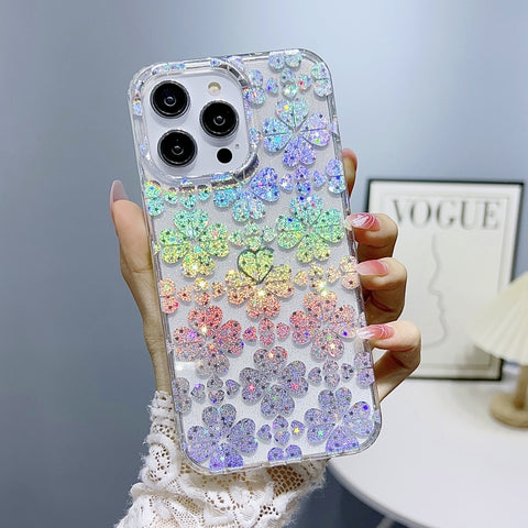 Little Star Series Glitter Powder TPU Phone Case, For iPhone 12 Pro Max, For iPhone 11, For iPhone 11 Pro Max