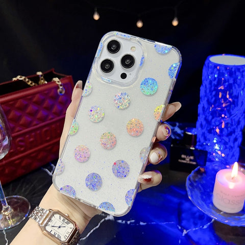 Little Star Series Glitter Powder TPU Phone Case, For iPhone 12 Pro Max, For iPhone 11, For iPhone 11 Pro Max