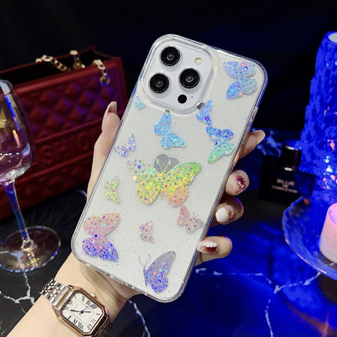 Little Star Series Glitter Powder TPU Phone Case, For iPhone 12 Pro Max, For iPhone 11, For iPhone 11 Pro Max