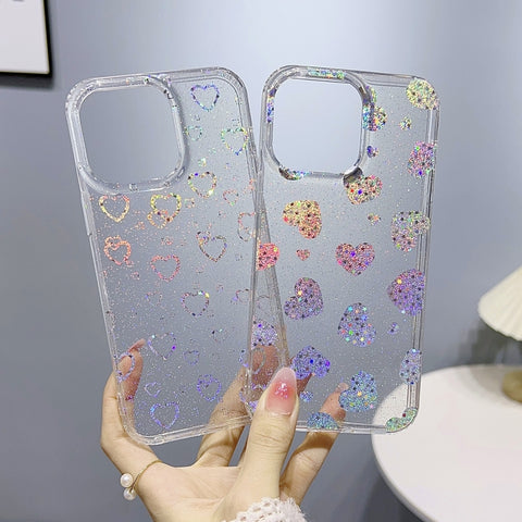 Little Star Series Glitter Powder TPU Phone Case, For iPhone 12 Pro Max, For iPhone 11, For iPhone 11 Pro Max