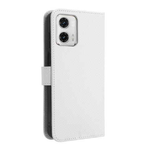Diamond Texture Leather Phone Case, For Motorola Moto G 5G 2023, For Motorola Moto G52J 5G
