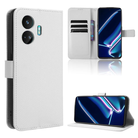 Diamond Texture Leather Phone Case, For Realme C53 4G / Narzo N53 4G, For Realme 11 5G, For Realme 11 Pro / 11 Pro+, For Realme C65 4G, For Realme GT Neo5 SE