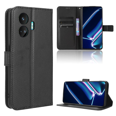 Diamond Texture Leather Phone Case, For Realme C53 4G / Narzo N53 4G, For Realme 11 5G, For Realme 11 Pro / 11 Pro+, For Realme C65 4G, For Realme GT Neo5 SE