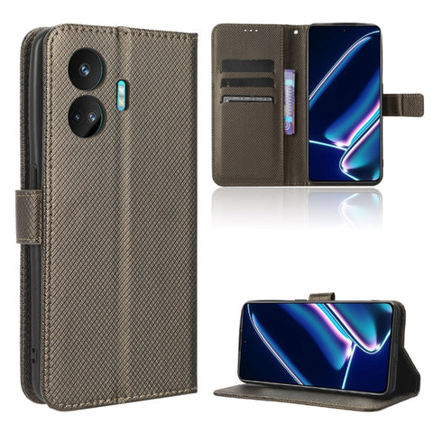 Diamond Texture Leather Phone Case, For Realme C53 4G / Narzo N53 4G, For Realme 11 5G, For Realme 11 Pro / 11 Pro+, For Realme C65 4G, For Realme GT Neo5 SE