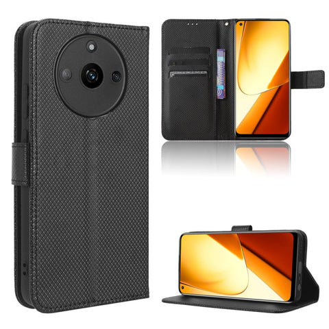 Diamond Texture Leather Phone Case, For Realme C53 4G / Narzo N53 4G, For Realme 11 5G, For Realme 11 Pro / 11 Pro+, For Realme C65 4G, For Realme GT Neo5 SE