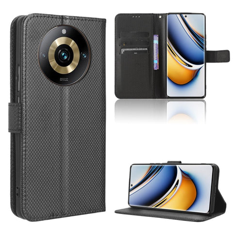 Diamond Texture Leather Phone Case, For Realme C53 4G / Narzo N53 4G, For Realme 11 5G, For Realme 11 Pro / 11 Pro+, For Realme C65 4G, For Realme GT Neo5 SE