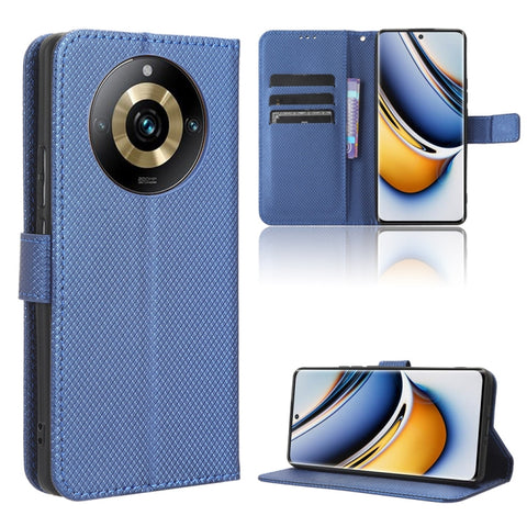 Diamond Texture Leather Phone Case, For Realme C53 4G / Narzo N53 4G, For Realme 11 5G, For Realme 11 Pro / 11 Pro+, For Realme C65 4G, For Realme GT Neo5 SE