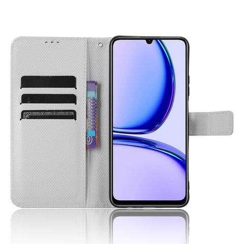 Diamond Texture Leather Phone Case, For Realme C53 4G / Narzo N53 4G, For Realme 11 5G, For Realme 11 Pro / 11 Pro+, For Realme C65 4G, For Realme GT Neo5 SE