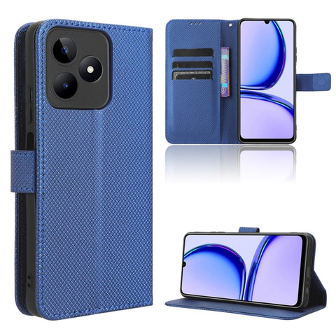 Diamond Texture Leather Phone Case, For Realme C53 4G / Narzo N53 4G, For Realme 11 5G, For Realme 11 Pro / 11 Pro+, For Realme C65 4G, For Realme GT Neo5 SE