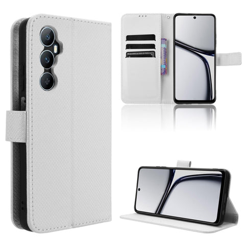 Diamond Texture Leather Phone Case, For Realme C53 4G / Narzo N53 4G, For Realme 11 5G, For Realme 11 Pro / 11 Pro+, For Realme C65 4G, For Realme GT Neo5 SE