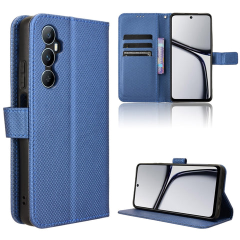 Diamond Texture Leather Phone Case, For Realme C53 4G / Narzo N53 4G, For Realme 11 5G, For Realme 11 Pro / 11 Pro+, For Realme C65 4G, For Realme GT Neo5 SE