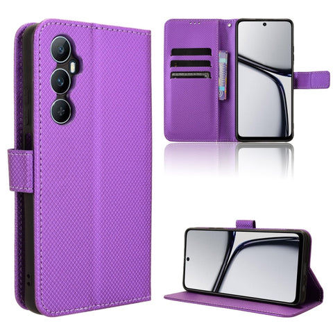 Diamond Texture Leather Phone Case, For Realme C53 4G / Narzo N53 4G, For Realme 11 5G, For Realme 11 Pro / 11 Pro+, For Realme C65 4G, For Realme GT Neo5 SE