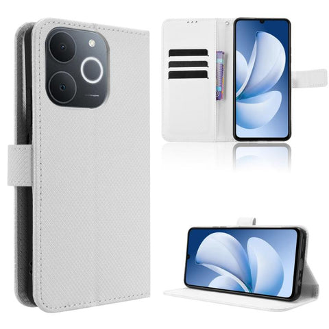 Diamond Texture Leather Phone Case, For Realme P4x 5G, For Realme 15x 5G India / C85 5G, For Realme C85 Pro 4G, For Realme P4 Pro 5G, For Realme P4 5G, For Realme 15T 5G, For Realme C71 4G India / Note 70T 4G, For Realme 15 5G / 15 Pro 5G              ...