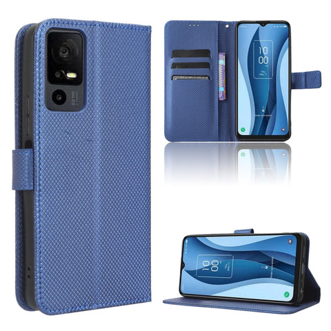 Diamond Texture Leather Phone Case, For TCL 505 4G, For TCL 502, For TCL 40 XE 5G /40 NxtPaper 5G, For TCL 40 NxtPaper 4G, For TCL 40 XE 5G, For TCL 40 XL, For TCL ION X