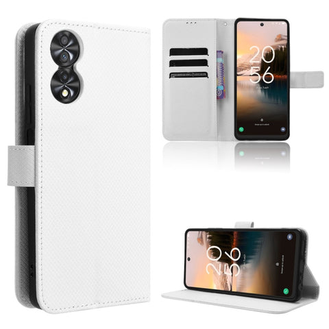 Diamond Texture Leather Phone Case, For TCL 505 4G, For TCL 502, For TCL 40 XE 5G /40 NxtPaper 5G, For TCL 40 NxtPaper 4G, For TCL 40 XE 5G, For TCL 40 XL, For TCL ION X