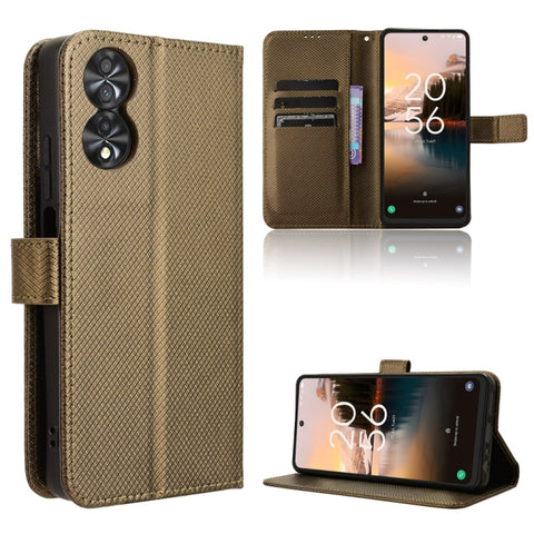 Diamond Texture Leather Phone Case, For TCL 505 4G, For TCL 502, For TCL 40 XE 5G /40 NxtPaper 5G, For TCL 40 NxtPaper 4G, For TCL 40 XE 5G, For TCL 40 XL, For TCL ION X