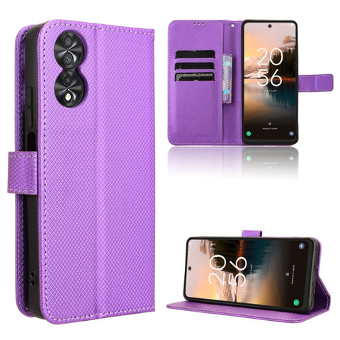 Diamond Texture Leather Phone Case, For TCL 505 4G, For TCL 502, For TCL 40 XE 5G /40 NxtPaper 5G, For TCL 40 NxtPaper 4G, For TCL 40 XE 5G, For TCL 40 XL, For TCL ION X