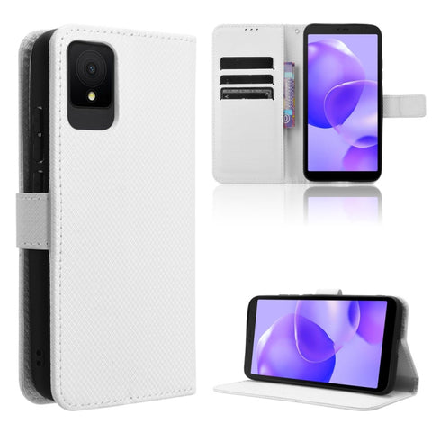 Diamond Texture Leather Phone Case, For TCL 505 4G, For TCL 502, For TCL 40 XE 5G /40 NxtPaper 5G, For TCL 40 NxtPaper 4G, For TCL 40 XE 5G, For TCL 40 XL, For TCL ION X