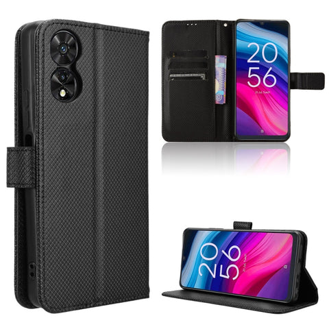 Diamond Texture Leather Phone Case, For TCL 505 4G, For TCL 502, For TCL 40 XE 5G /40 NxtPaper 5G, For TCL 40 NxtPaper 4G, For TCL 40 XE 5G, For TCL 40 XL, For TCL ION X
