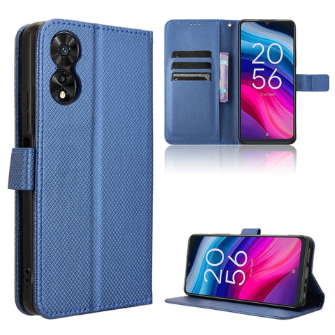 Diamond Texture Leather Phone Case, For TCL 505 4G, For TCL 502, For TCL 40 XE 5G /40 NxtPaper 5G, For TCL 40 NxtPaper 4G, For TCL 40 XE 5G, For TCL 40 XL, For TCL ION X