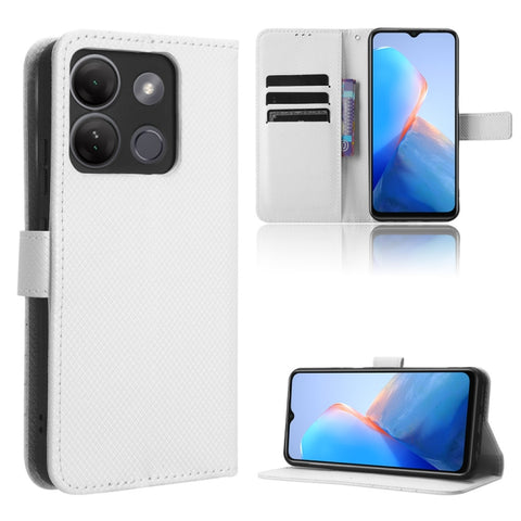 Diamond Texture Leather Phone Case, For Infinix GT 10 Pro, For Infinix Hot 30 5G X6832, For Infinix Smart 7 Plus, For Infinix Note 30 5G, For Infinix Smart 7 HD X6516, For Infinix Note 30i, For Infinix Note 30 Pro, For Infinix Note 30 4G               ...