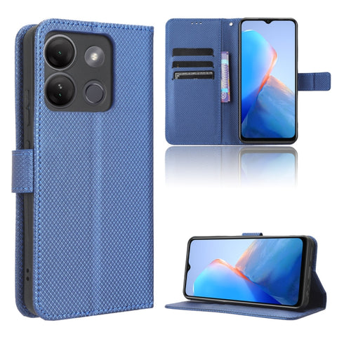 Diamond Texture Leather Phone Case, For Infinix GT 10 Pro, For Infinix Hot 30 5G X6832, For Infinix Smart 7 Plus, For Infinix Note 30 5G, For Infinix Smart 7 HD X6516, For Infinix Note 30i, For Infinix Note 30 Pro, For Infinix Note 30 4G               ...